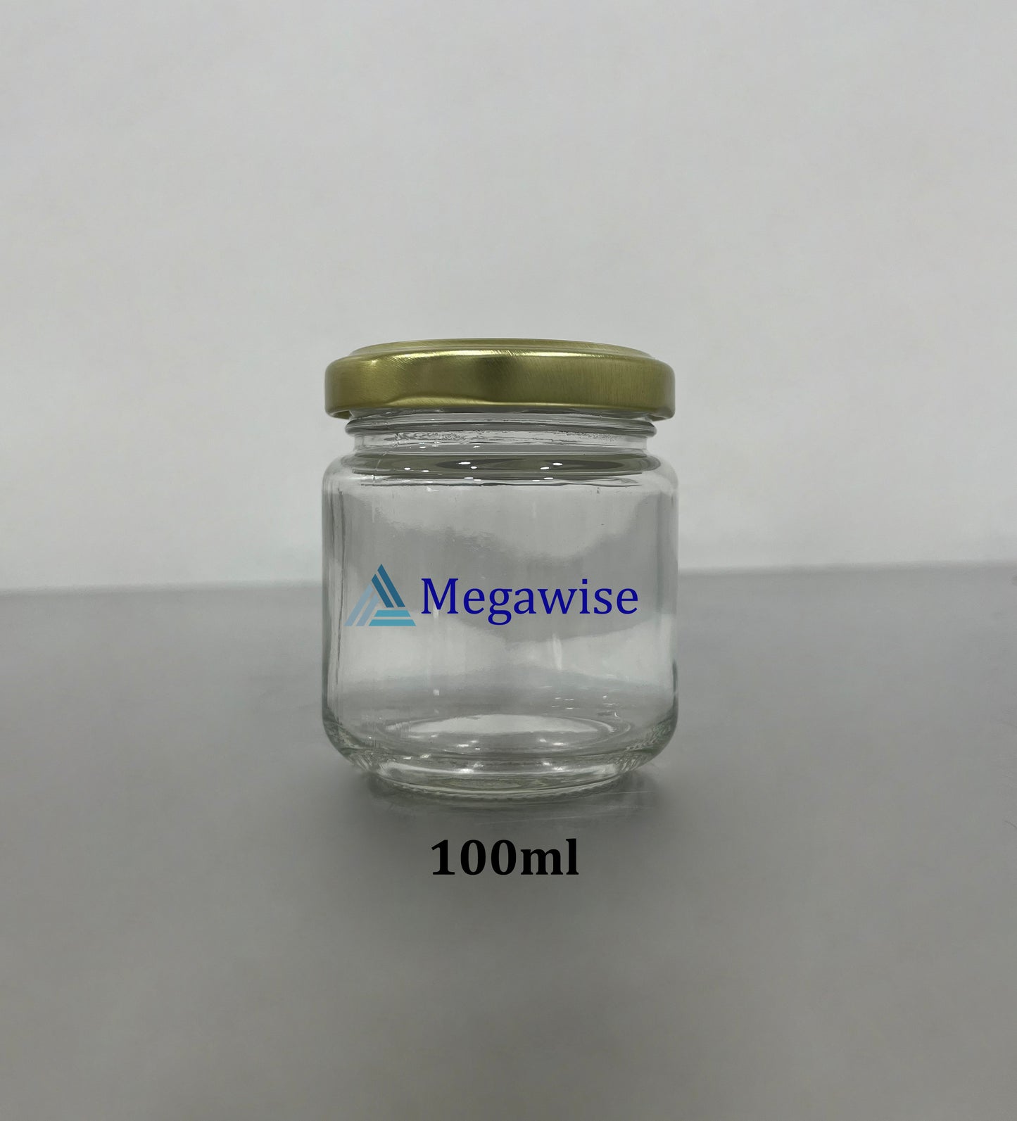 Glass Jars with Gold Cap (Food Grade, High Quality)