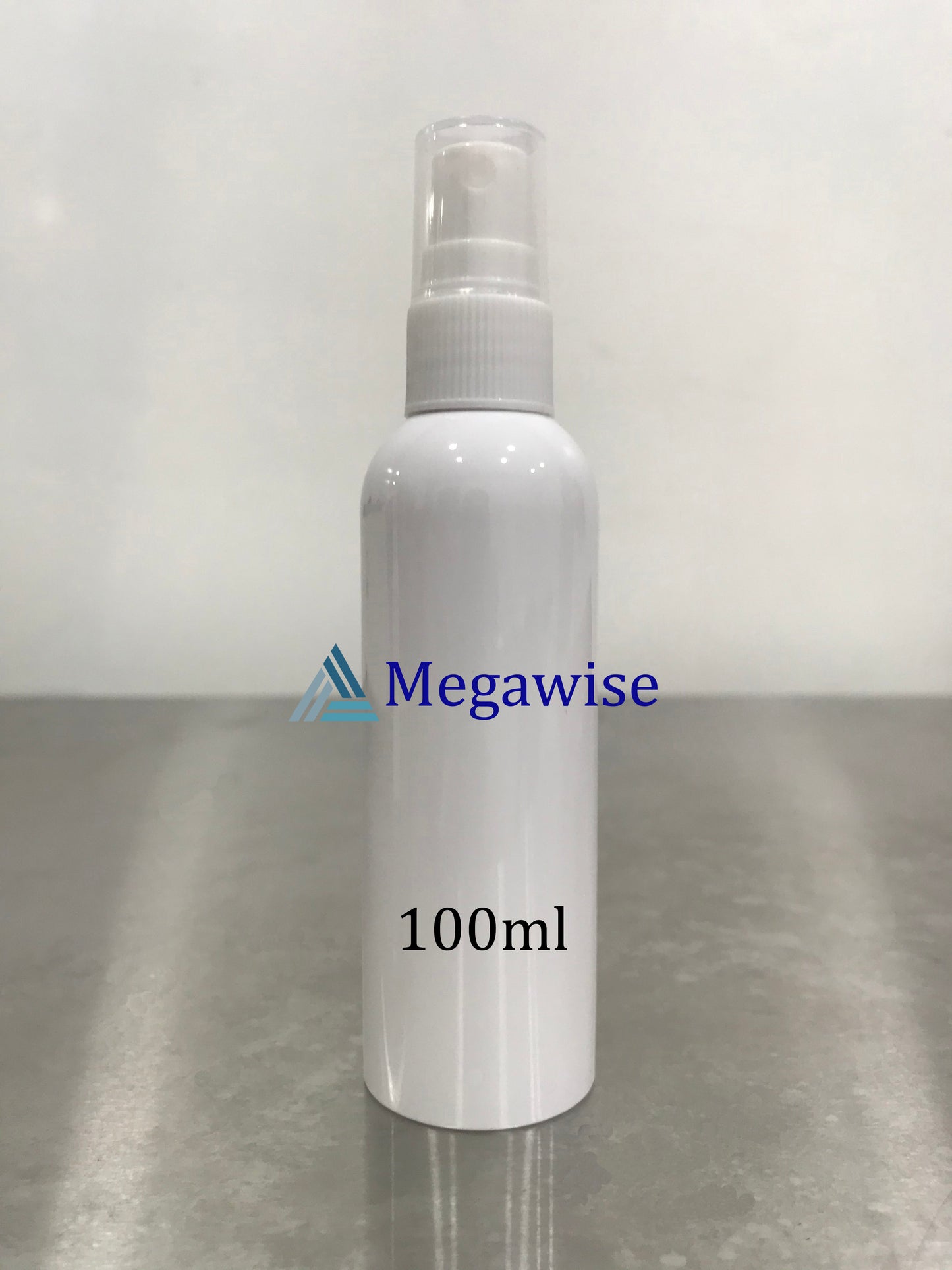 White Spray Plastic Bottle