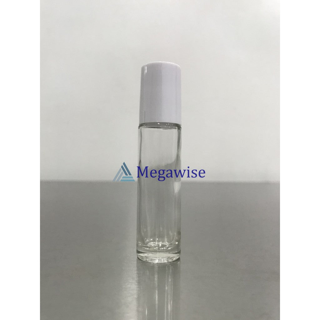 10ml Roll On Thick Glass w/ Glass Roller For Liptint