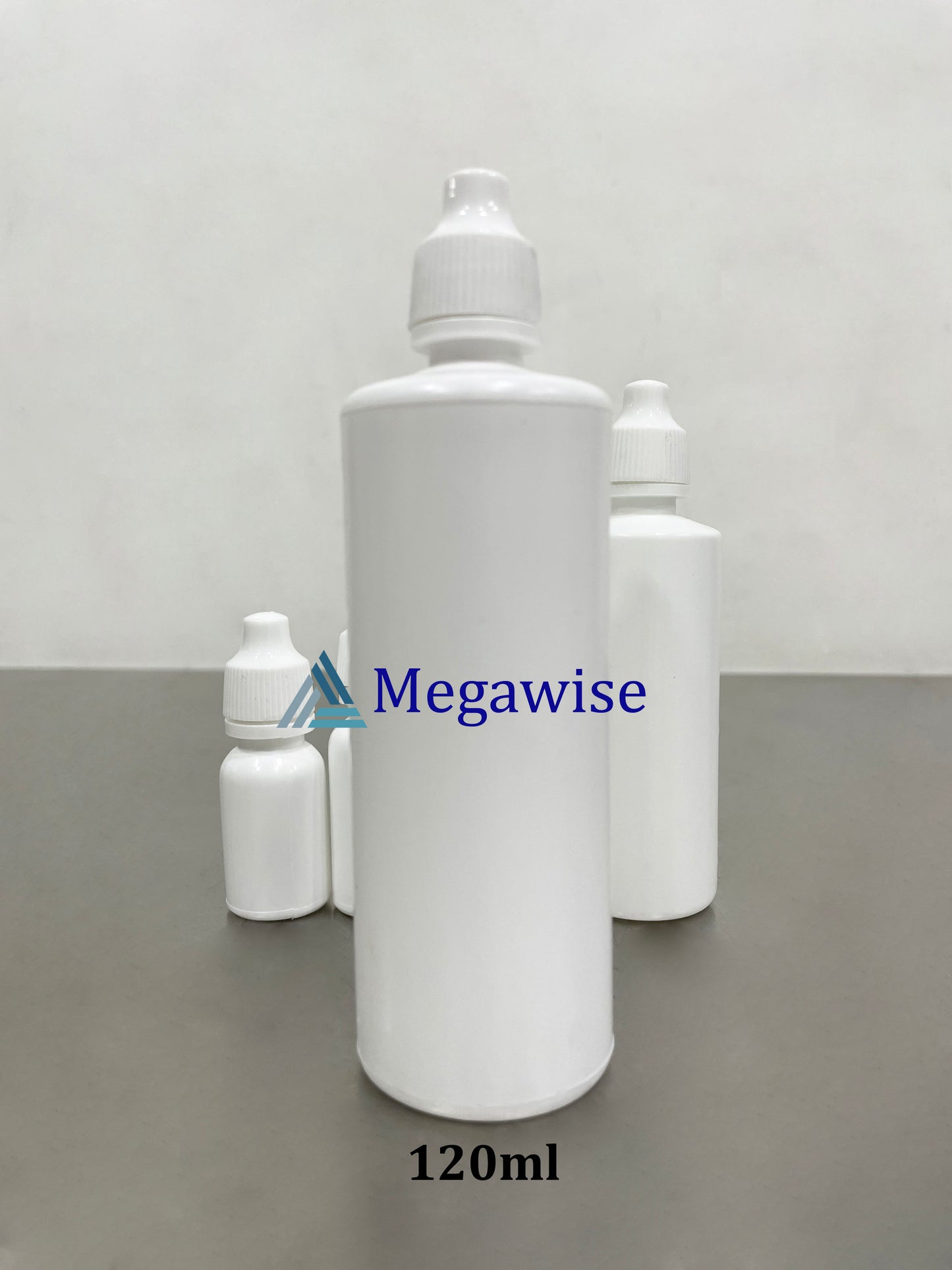 Eye Dropper Clear/White Plastic Squeeze Bottle (LDPE)