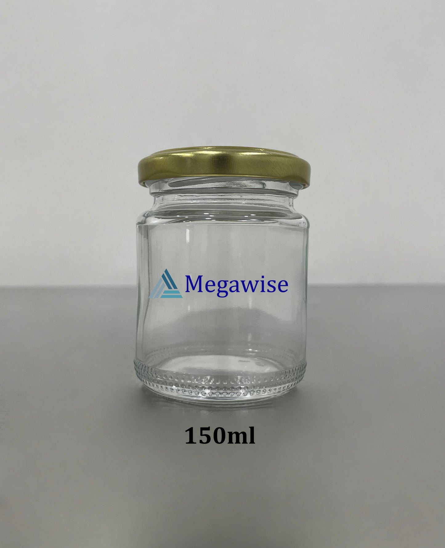 Glass Jars with Gold Cap (Food Grade, High Quality)