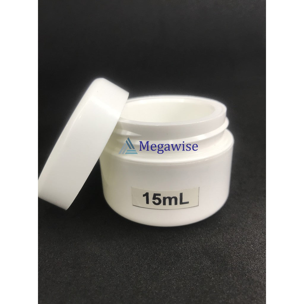 15g Double Wall Curved Jar with Cap and Sealer