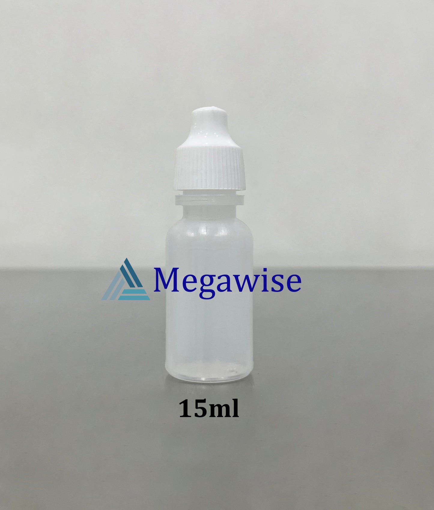 Eye Dropper Clear/White Plastic Squeeze Bottle (LDPE)