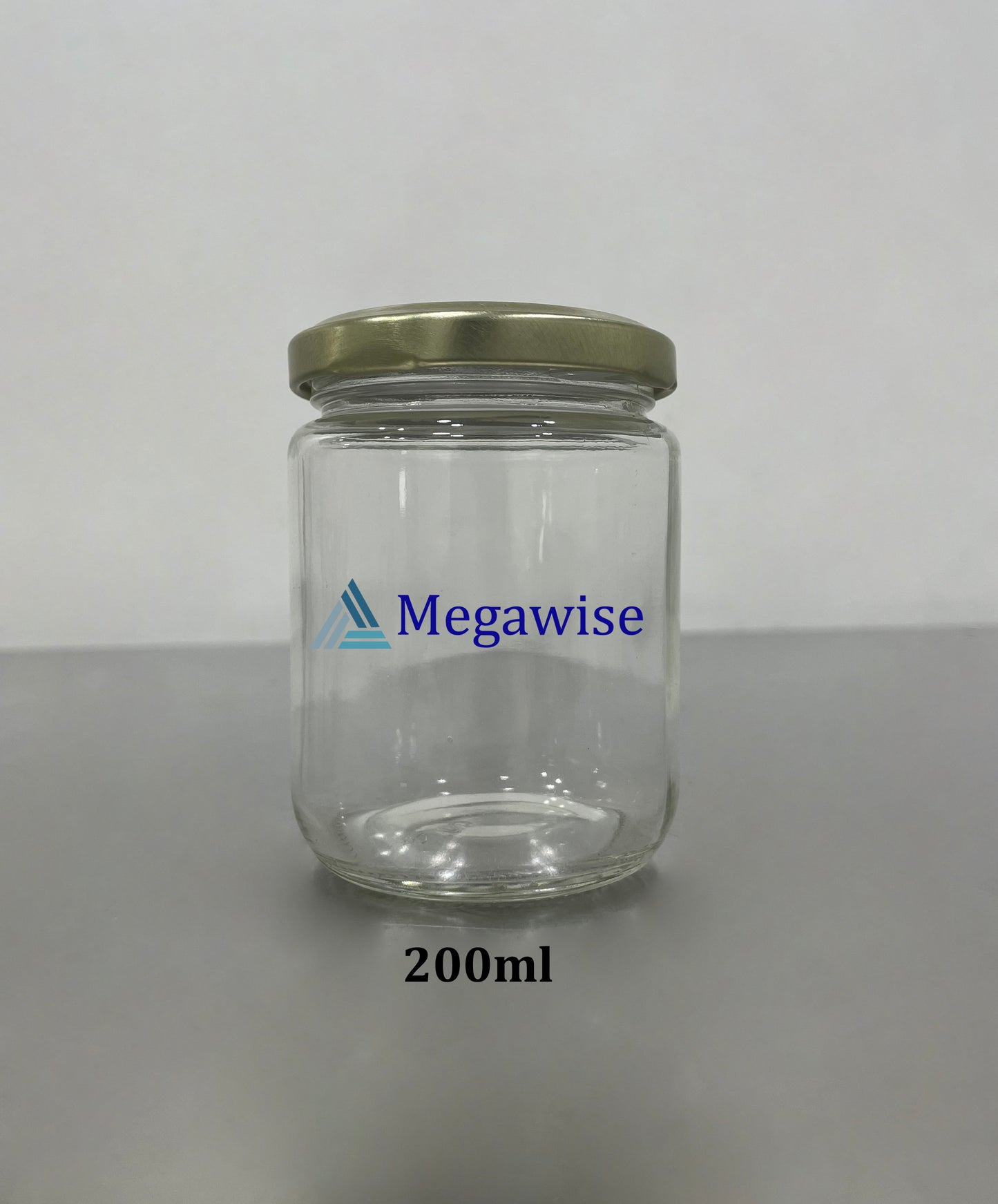 Glass Jars with Gold Cap (Food Grade, High Quality)