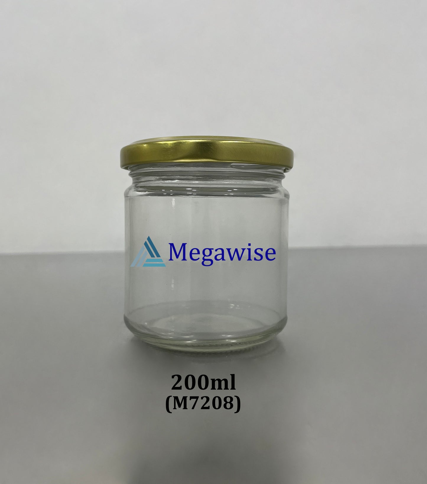 Glass Jars with Gold Cap (Food Grade, High Quality)