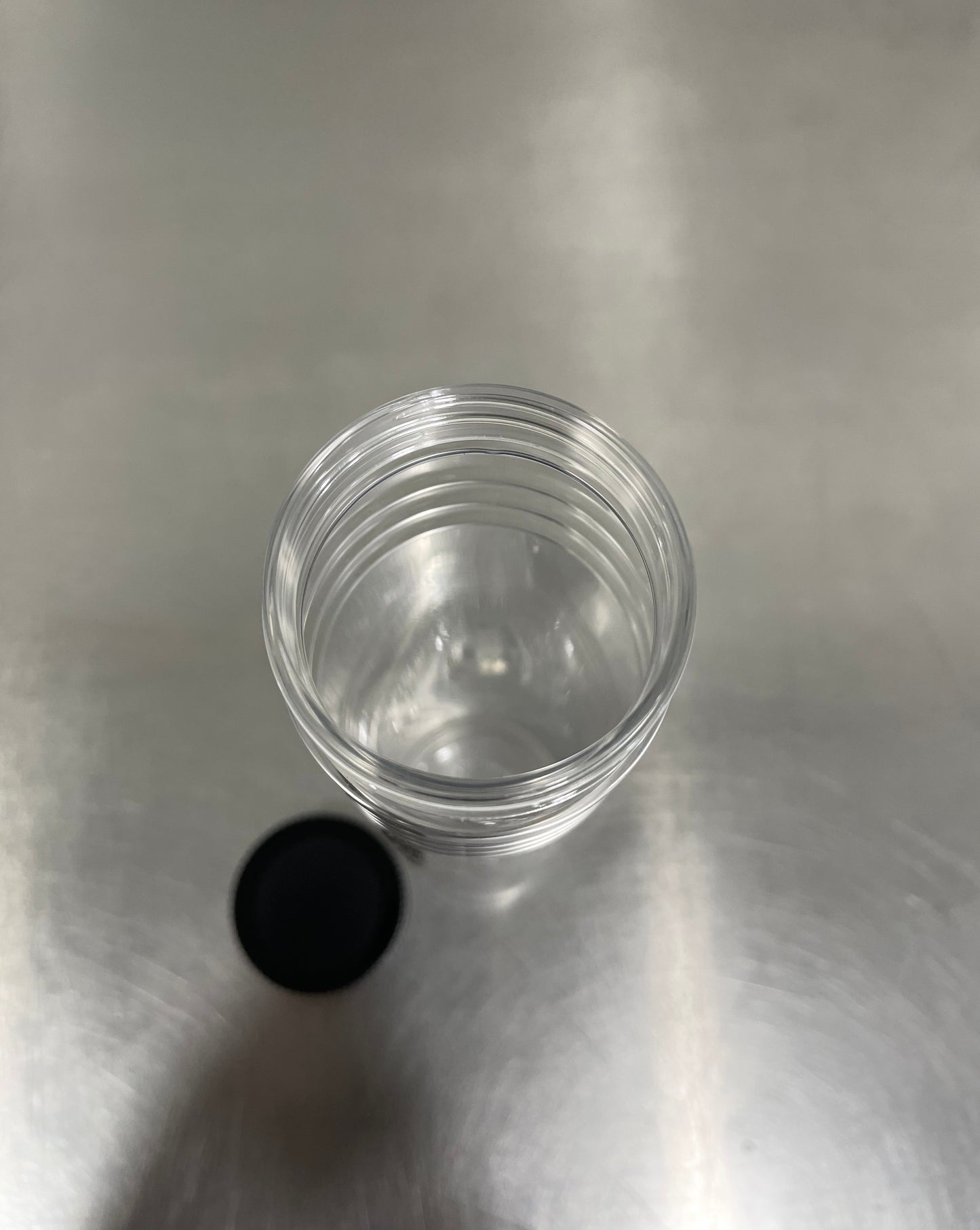 500ml Slim Tall Bottle with Black/White Cap