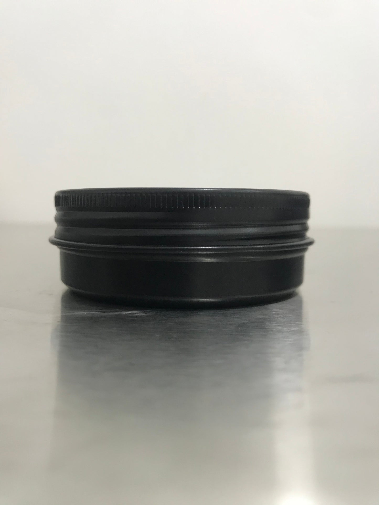 60g Matte Black Aluminum Tin Can
