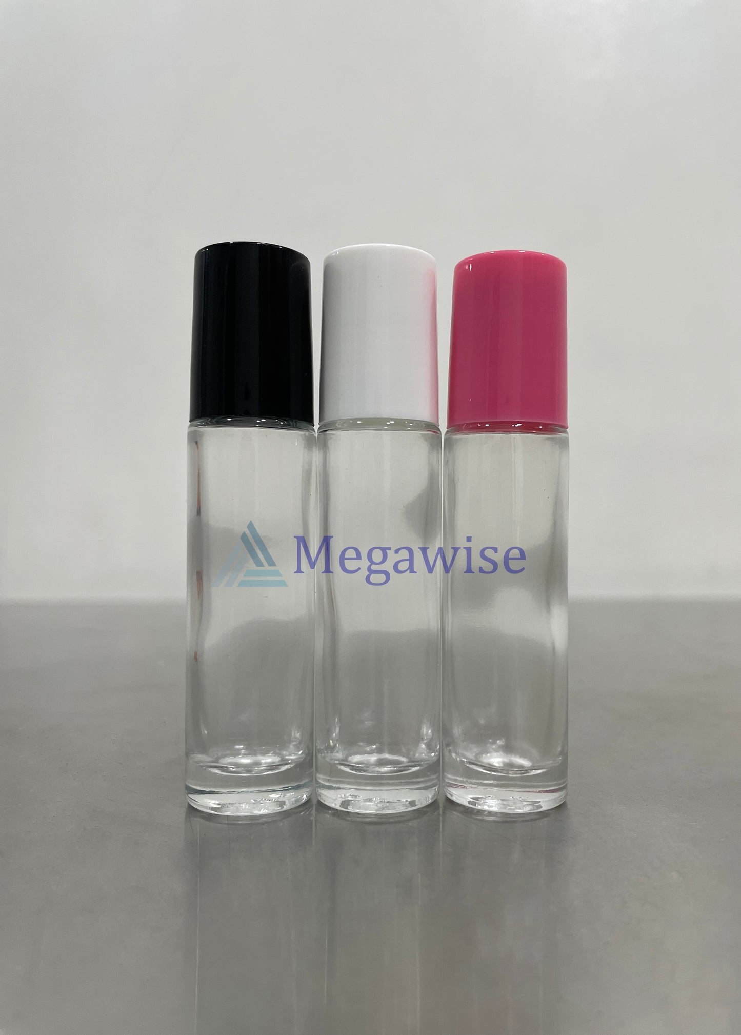 10ml Roll On Thick Glass w/ Glass Roller For Liptint