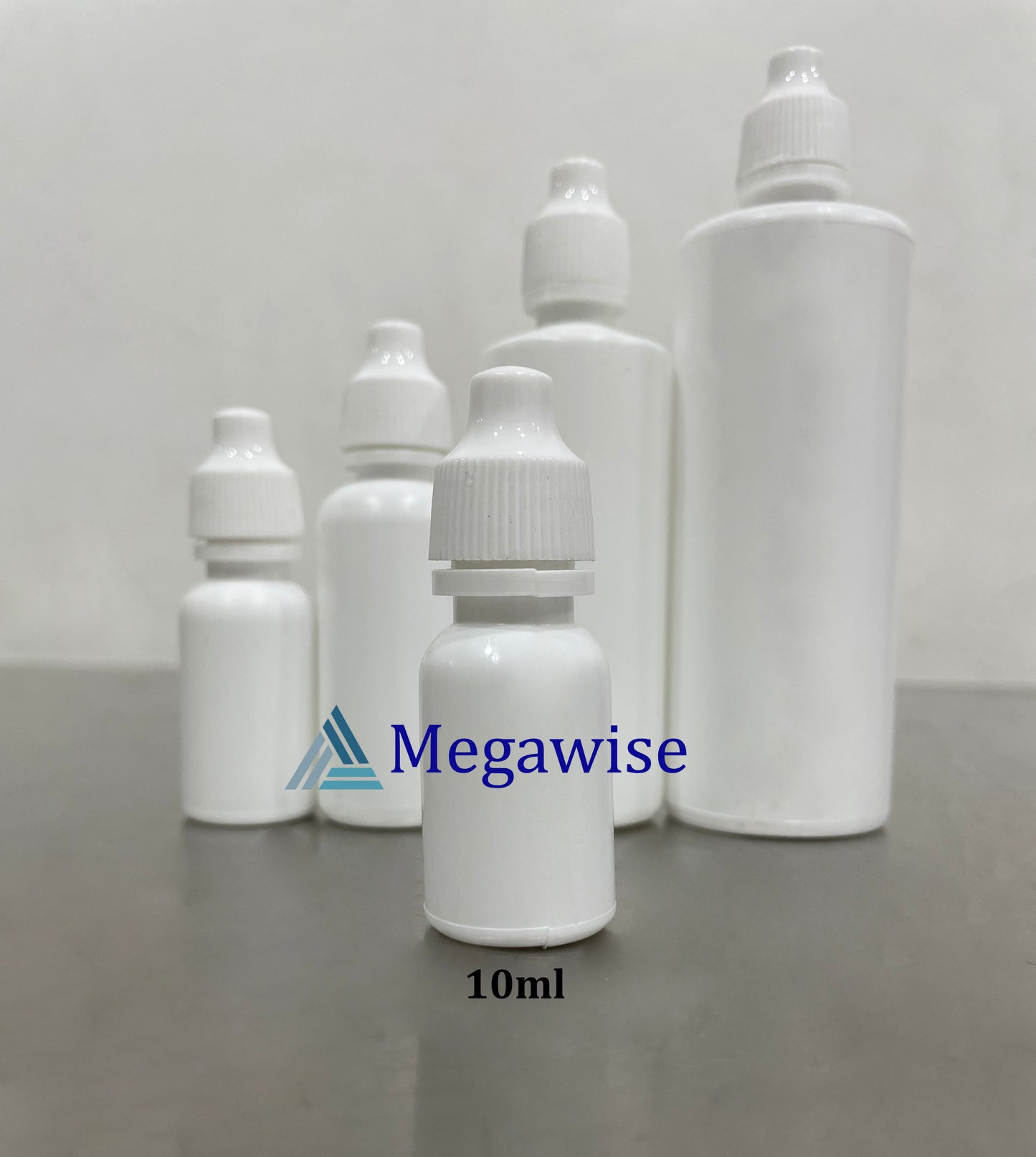 Eye Dropper Clear/White Plastic Squeeze Bottle (LDPE)