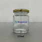 Glass Jars with Gold Cap (Food Grade, High Quality)