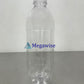 1 Liter Round PET Bottle with Black/Clear 38mm Cap