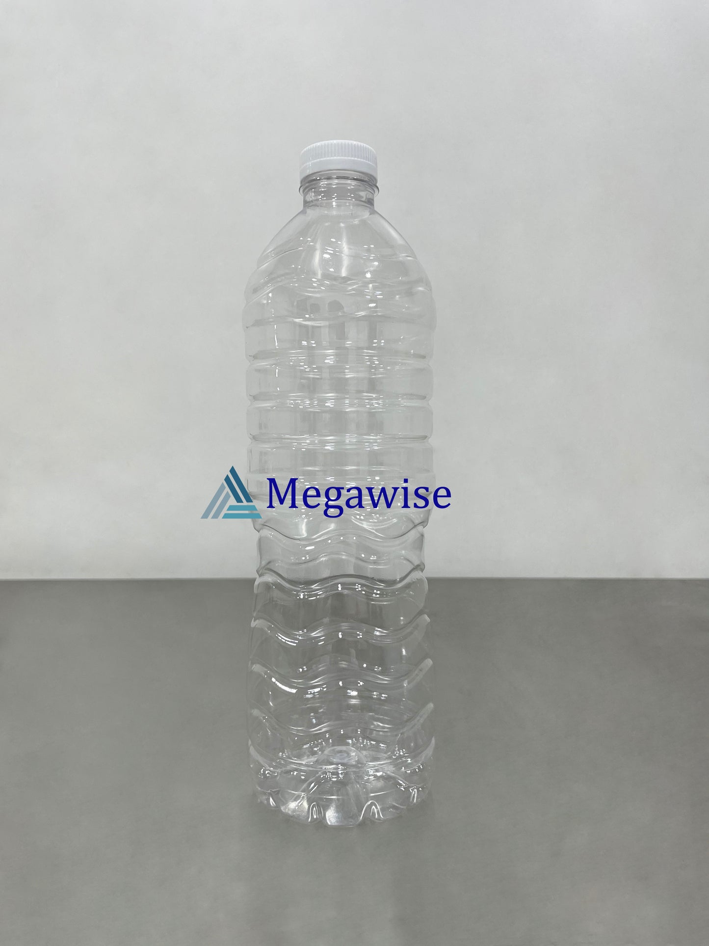 1L Round/Square Water Bottle with 29mm White Cap