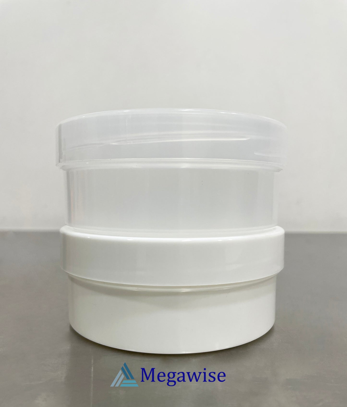 200g Plastic White/Clear Tub Packaging