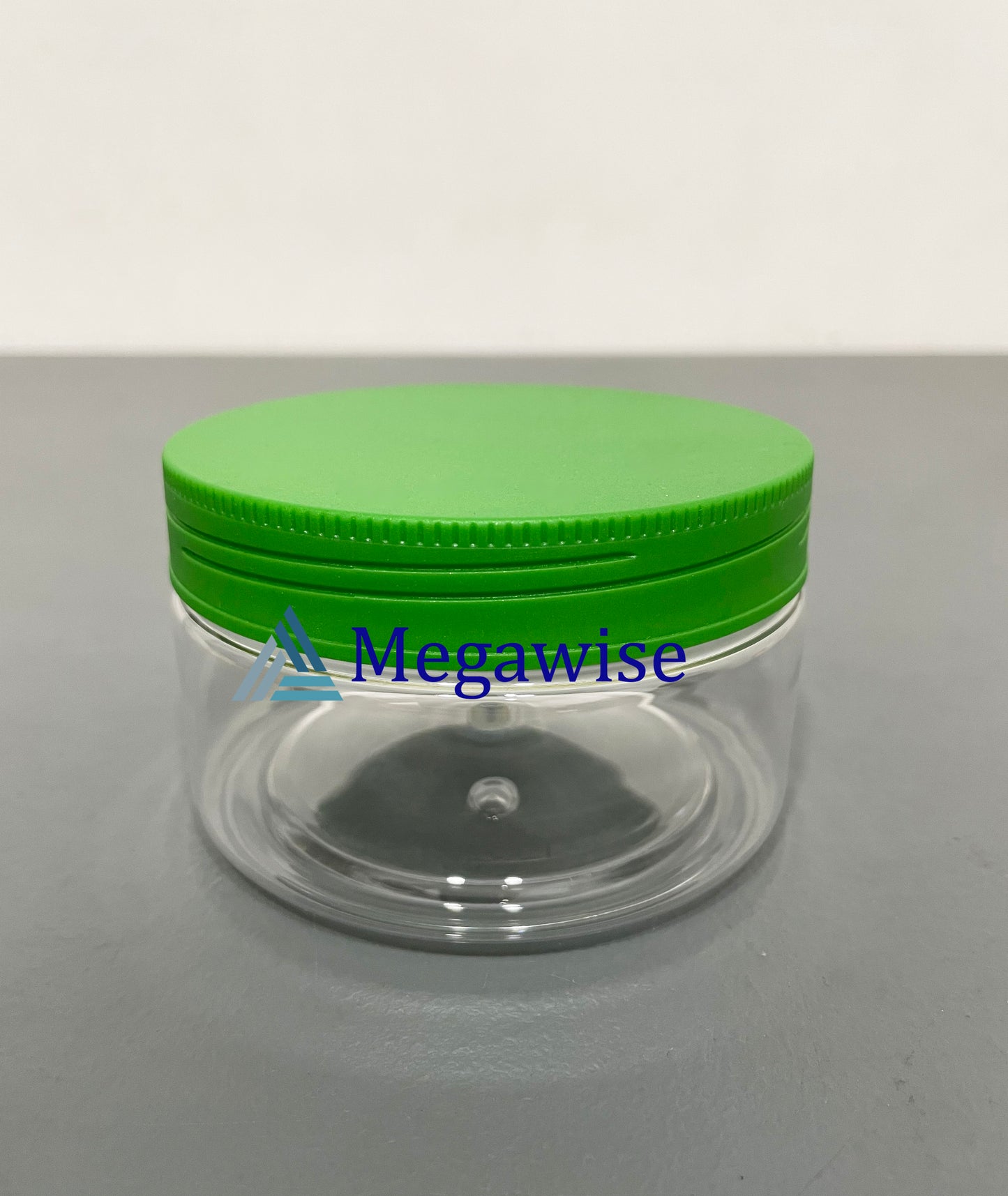 250g Clear Body with Fake Aluminum Colored Cap