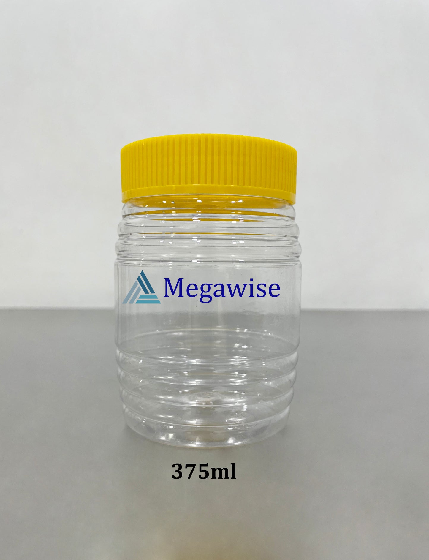 Beehive Style Plastic Jar with Yellow Cap