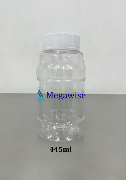 Chip Plastic Jar with White Cap