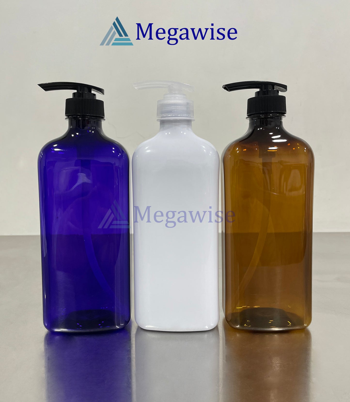 500ml Colored Curved Pump T01 (High Quality PET Plastic)