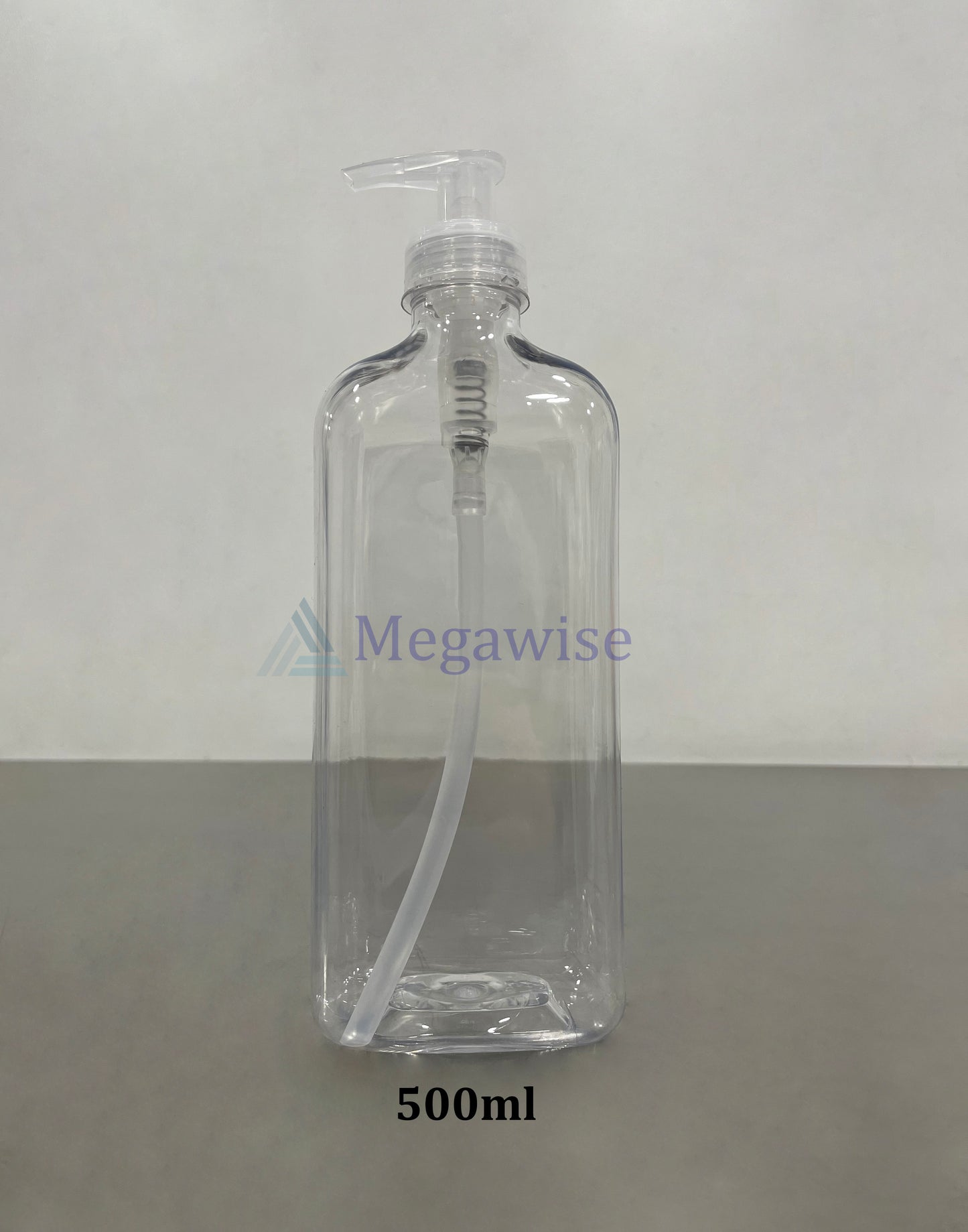 Clear Curved Pump T01 (High Quality PET Plastic)