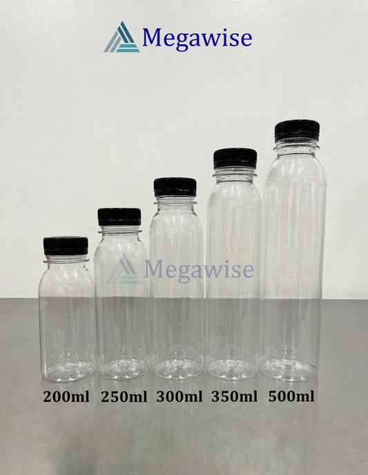 Cylindrical Plastic PET Bottle (Food Grade Quality)