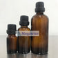 Vial Amber Glass Essential Oil Bottle w/Dripper