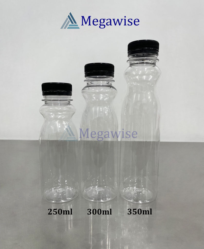 Curvy PET Bottles (High Quality Plastic)